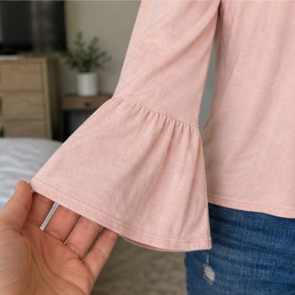 Rust Ruffle Blouse - Picture 5 of 6